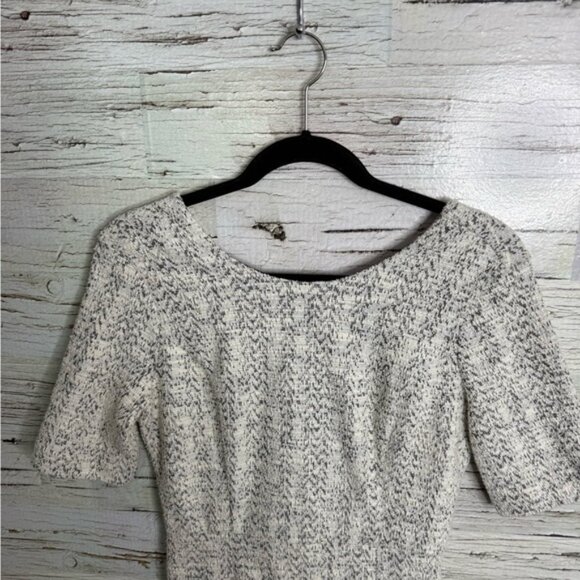 Banana Republic gray tweed Midi Dress size 2 - Picture 3 of 6